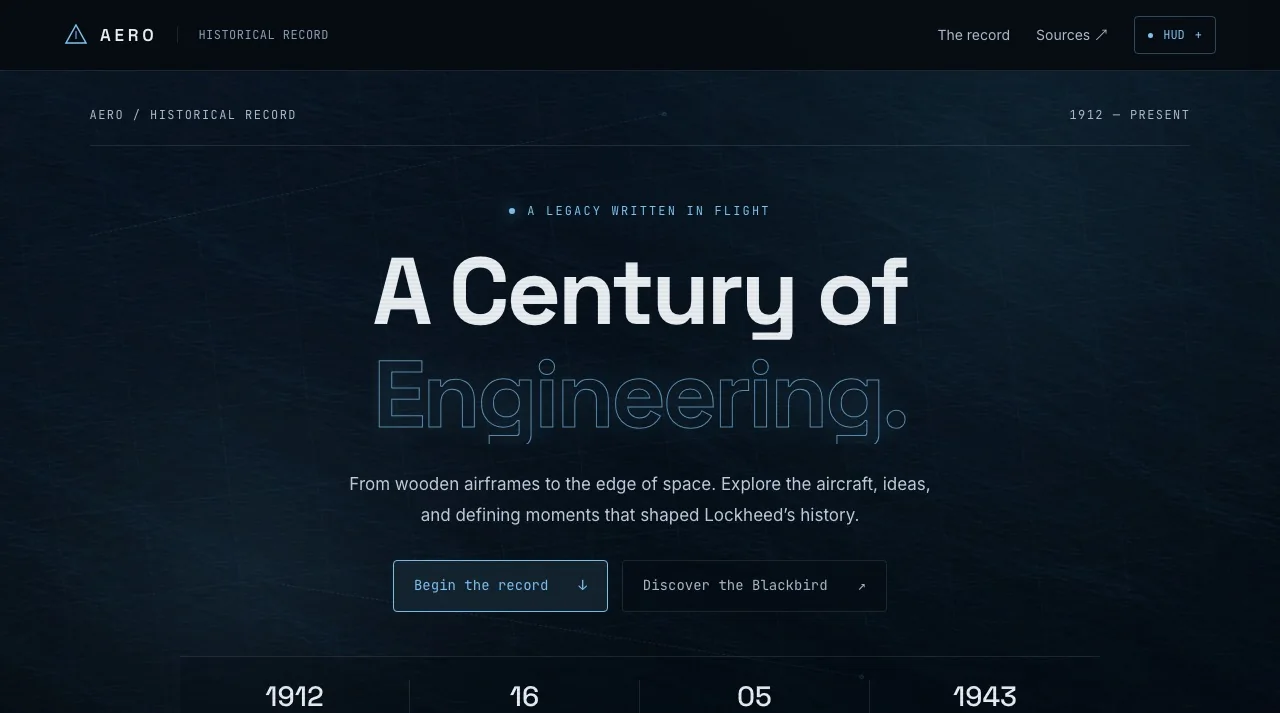 AERO — A Century of Engineering